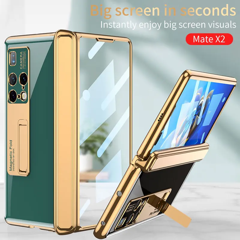 Ударопрочный чехол с магнитным покрытием и петлями для Huawei Mate X2, чехол-подставка для Mate X2, чехол с петлями и защитным стеклом спереди
Ударопрочный чехол с магнитным покрытием и петлями для Huawei Mate X2, чехол-подставка для Mate X2, чехол с петлями и защитным стеклом спереди