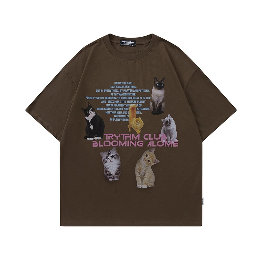 Mens Oversized T Shirt Streetwear Hip Hop Cats Printing Tshirts Harajuku Casual Cotton 2022 Summer Short Sleeve Tops Tees
Mens Oversized T Shirt Streetwear Hip Hop Cats Printing Tshirts Harajuku Casual Cotton 2022 Summer Short Sleeve Tops Tees