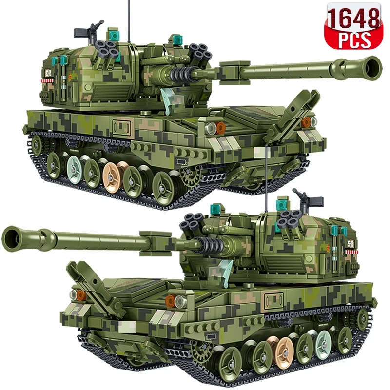 Technical Ideas Military Weapon Artillery Building Blocks Green Self-Propelled Artillery Bricks MOC Toys Gift For Children
Technical Ideas Military Weapon Artillery Building Blocks Green Self-Propelled Artillery Bricks MOC Toys Gift For Children