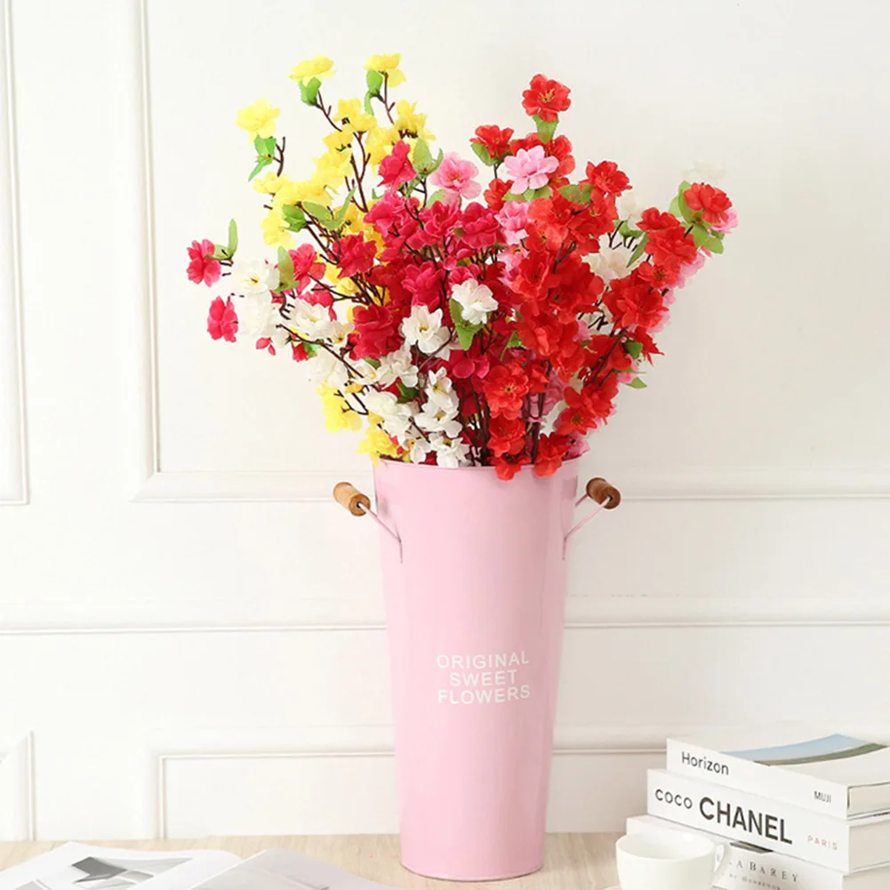 Artificial Cherry Spring Plum Peach Blossom Branch Fake 63cm Silk Flower Tree Wedding Arrangement Home Decoration
Artificial Cherry Spring Plum Peach Blossom Branch Fake 63cm Silk Flower Tree Wedding Arrangement Home Decoration