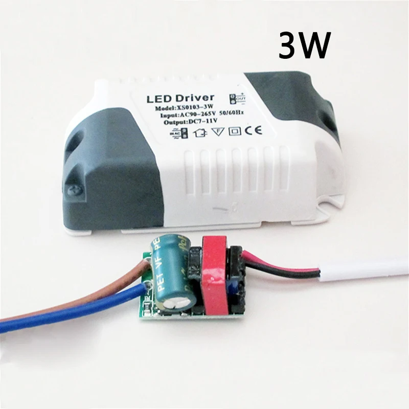 AC90~265V LED Driver Power Supply Adapter 3~24W DC Jack Isolation Type Constant Current Power Drive For Led Panel Light DIY
AC90~265V LED Driver Power Supply Adapter 3~24W DC Jack Isolation Type Constant Current Power Drive For Led Panel Light DIY