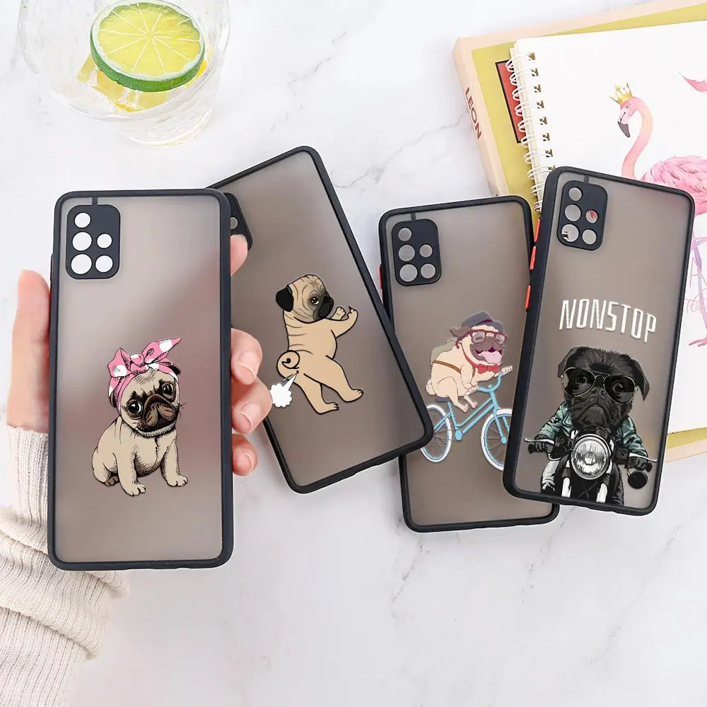 Cute Pug Dog Animal Case For Samsung Galaxy A13 French Bulldog Coque Samsung A52 A53 5G A72 A73 A23 A33 21S A52s A32 Matte Cover
Cute Pug Dog Animal Case For Samsung Galaxy A13 French Bulldog Coque Samsung A52 A53 5G A72 A73 A23 A33 21S A52s A32 Matte Cover