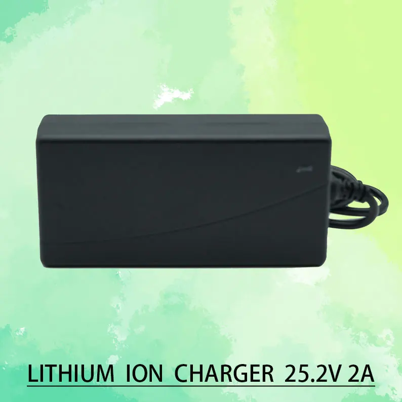 2021 Lithium battery charger series 6, 25.2v, 2a, 18650, 25.2v, constant current 2a, CC 5.5x2. 1 mm
2021 Lithium battery charger series 6, 25.2v, 2a, 18650, 25.2v, constant current 2a, CC 5.5x2. 1 mm