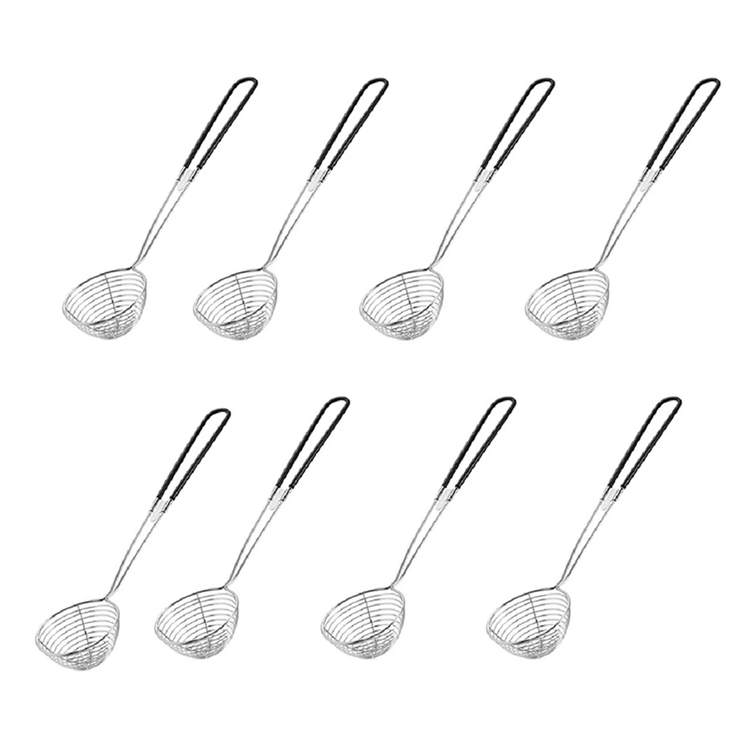 8Pcs Hot Pot Strainer Scoops Stainless Steel Hot Pot Strainer Spoons 2.5 Inch Mini Mesh Skimmer Spoon with Handle
8Pcs Hot Pot Strainer Scoops Stainless Steel Hot Pot Strainer Spoons 2.5 Inch Mini Mesh Skimmer Spoon with Handle