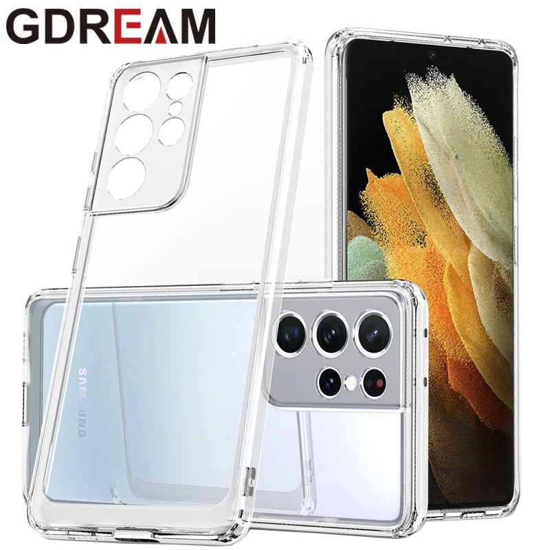 Shockproof Phone Case For Samsung Galaxy S21 S21Plus S21Ultra Acrylic TPU Protective Cover For Galaxy S30 S30Plus S30Ultra
Shockproof Phone Case For Samsung Galaxy S21 S21Plus S21Ultra Acrylic TPU Protective Cover For Galaxy S30 S30Plus S30Ultra