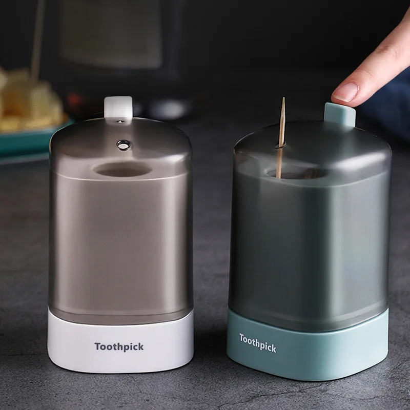 1 Piece Creative Home Automatic Pop-Up Toothpick Box Home Living Room Toothpick Compartment Rack Automatic Press Toothpick Box
1 Piece Creative Home Automatic Pop-Up Toothpick Box Home Living Room Toothpick Compartment Rack Automatic Press Toothpick Box