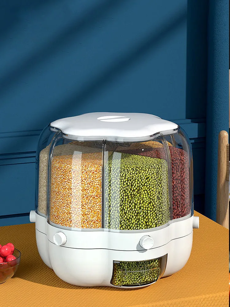 Rotatable Jars For Bulk Cereals Rice Barrels Separated Household Containers Sealed Insectproof Rice Tank Kitchen Storage Box
Rotatable Jars For Bulk Cereals Rice Barrels Separated Household Containers Sealed Insectproof Rice Tank Kitchen Storage Box