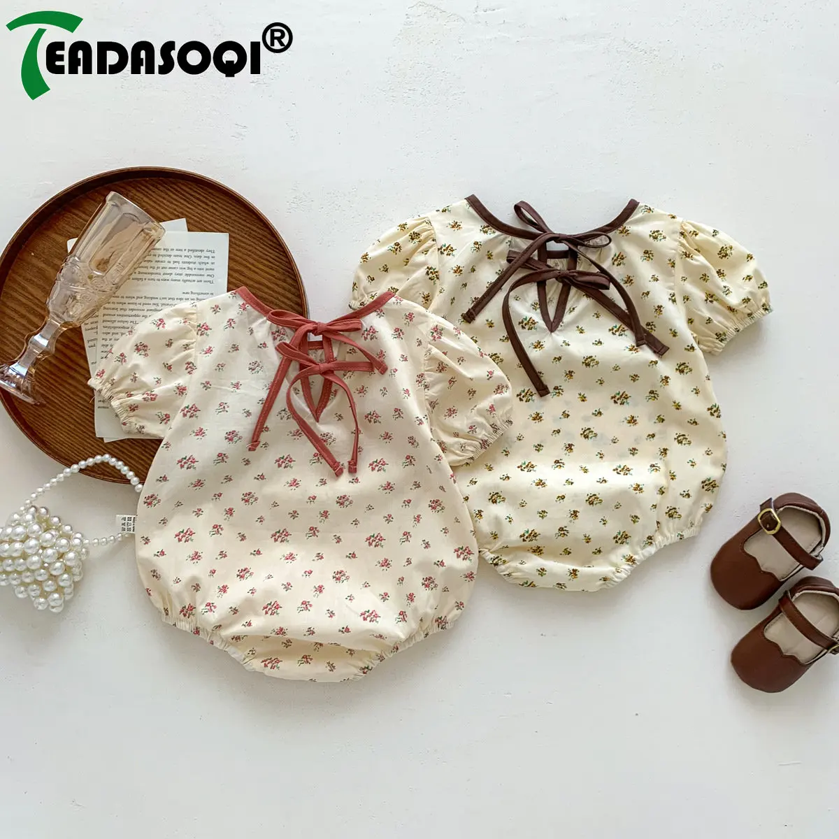 Summer Toddler Pure Bodysuit Newborn Baby Girls Short Sleeve Floral Lacing Outdoor Clothing Infant Kids Cotton Jumpsutis
Summer Toddler Pure Bodysuit Newborn Baby Girls Short Sleeve Floral Lacing Outdoor Clothing Infant Kids Cotton Jumpsutis