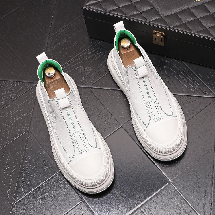 NEW Fashion Hip Hop Leather Boots Men High Tops Shoes Punk Casual Flats Zip Ankle Boots Chaussure Homme
NEW Fashion Hip Hop Leather Boots Men High Tops Shoes Punk Casual Flats Zip Ankle Boots Chaussure Homme