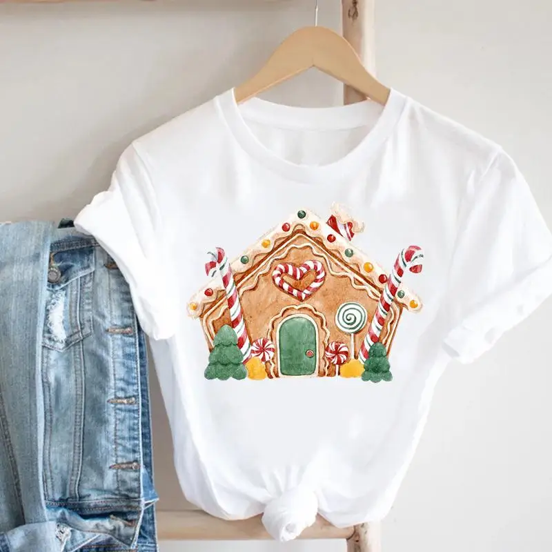 Тренд Счастливого Рождества, милая Стильная Милая женская футболка с милым принтом, праздничная мультяшная футболка с Новым годом, графиче...
Тренд Счастливого Рождества, милая Стильная Милая женская футболка с милым принтом, праздничная мультяшная футболка с Новым годом, графиче...