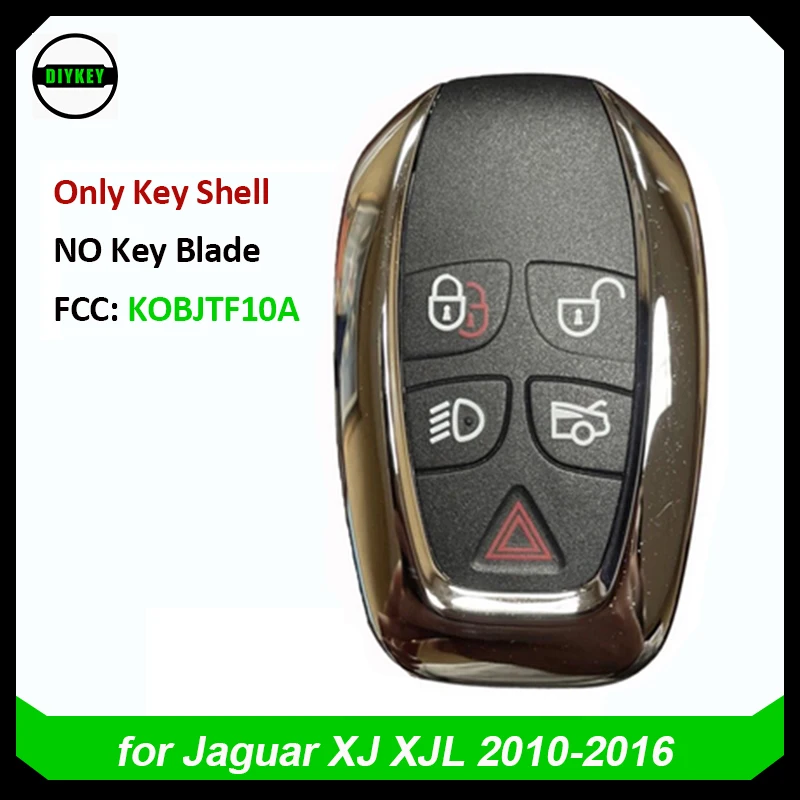 DIYKEY Remote Key Shell Case Fob for Jaguar XJ XJL 2010 2011 2012 2013 2014 2015 2016 KOBJTF10A AW93-15K601-AF Without Key Blade
DIYKEY Remote Key Shell Case Fob for Jaguar XJ XJL 2010 2011 2012 2013 2014 2015 2016 KOBJTF10A AW93-15K601-AF Without Key Blade