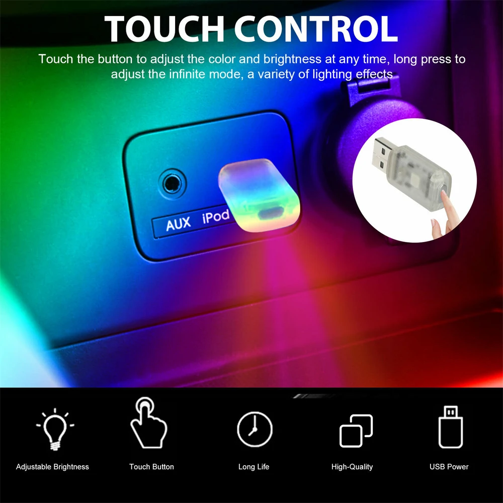Mini USB LED Night Light Ambient Light Voice Control Colorful Nightlight Touch Sensing LED Rainbow Lamp Bedroom Decor Lighting
Mini USB LED Night Light Ambient Light Voice Control Colorful Nightlight Touch Sensing LED Rainbow Lamp Bedroom Decor Lighting