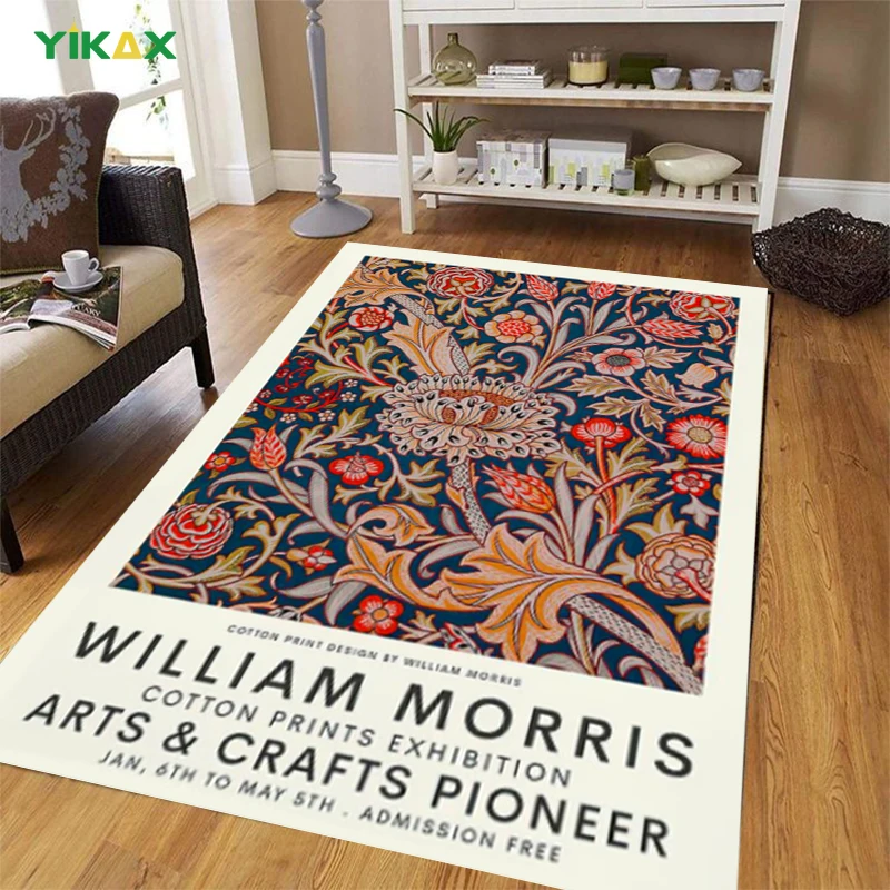 Abstract William Morris Flower Carpet Area Rug Large For Bedroom Floor Mat Anti-Slip Bath Flannel Living Room Modern Home Decor
Abstract William Morris Flower Carpet Area Rug Large For Bedroom Floor Mat Anti-Slip Bath Flannel Living Room Modern Home Decor