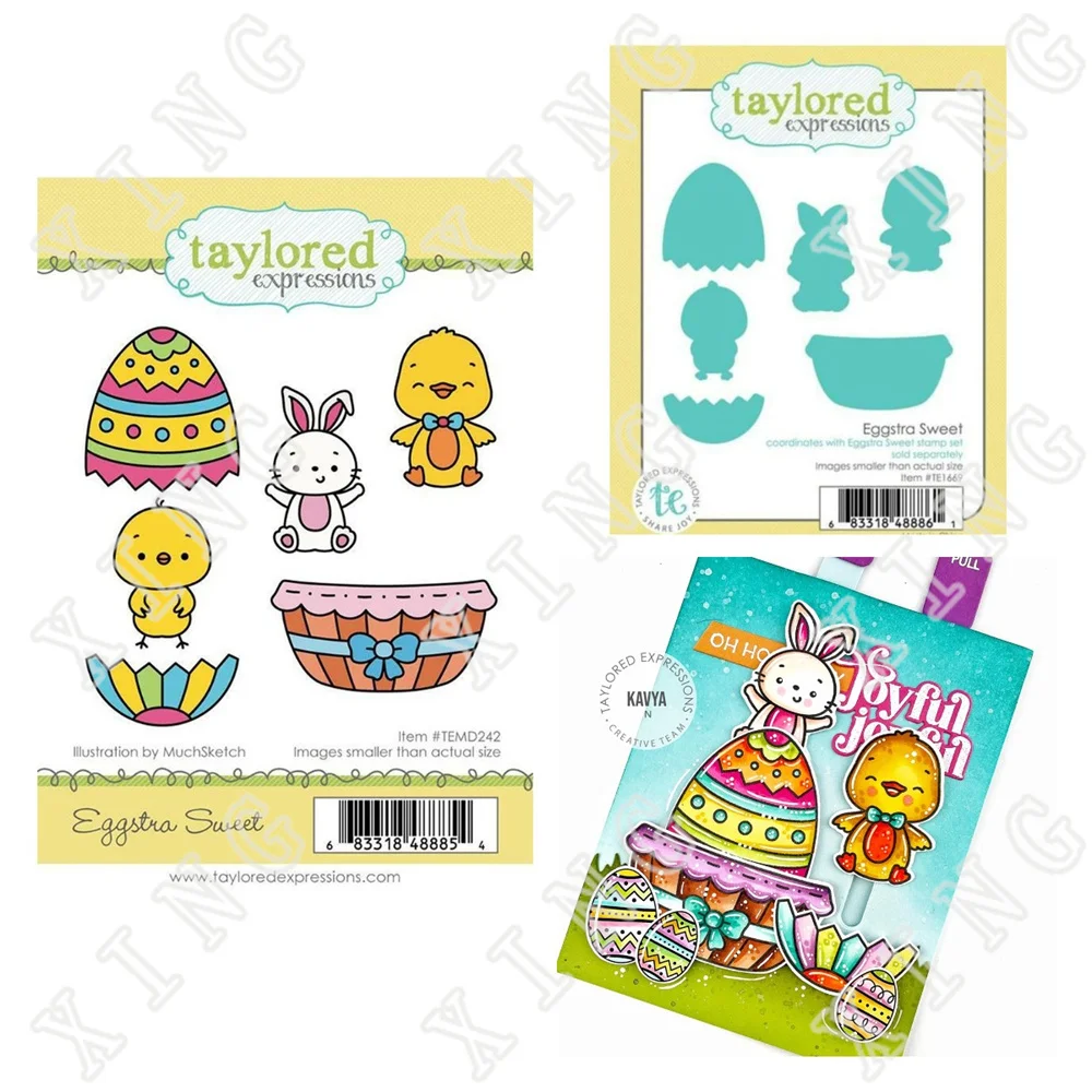 2022 New Eggstra Sweet Cutting Dies Clear Stamps Seal Diy Craft Paper Scrapbooking Greeting Card Diary Decoration Embossing Mold
2022 New Eggstra Sweet Cutting Dies Clear Stamps Seal Diy Craft Paper Scrapbooking Greeting Card Diary Decoration Embossing Mold