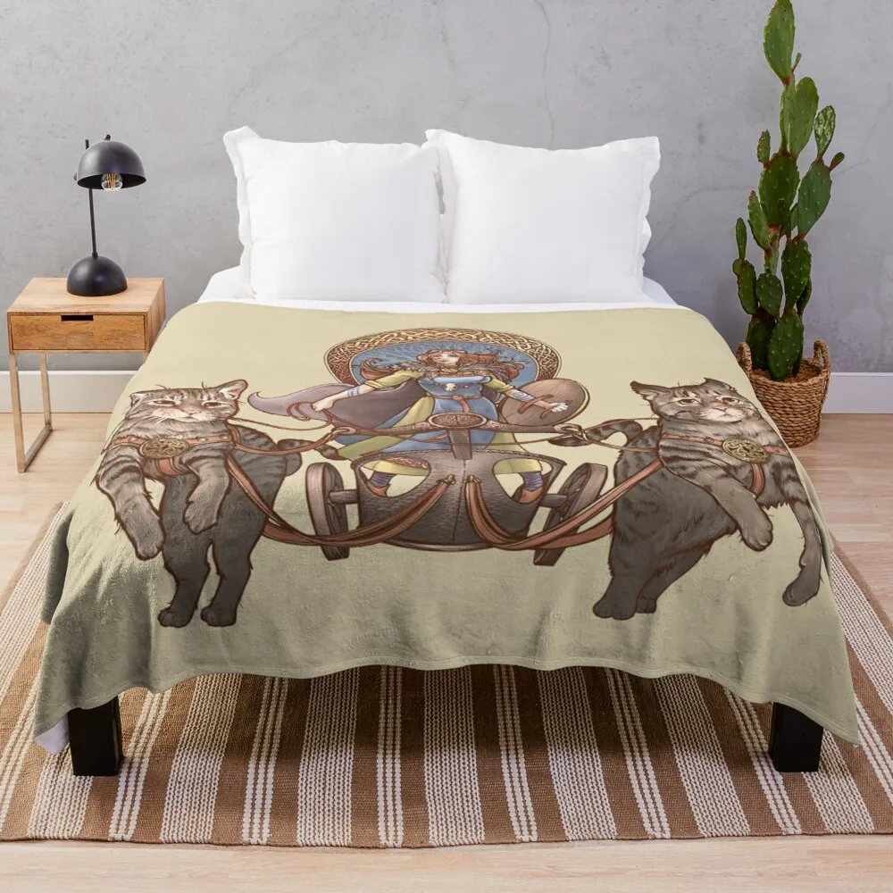 Фрея Вождение ее Кот колесница бросать одеяло декоративное покрывало для кровати s флисовая ткань
Фрея Вождение ее Кот колесница бросать одеяло декоративное покрывало для кровати s флисовая ткань