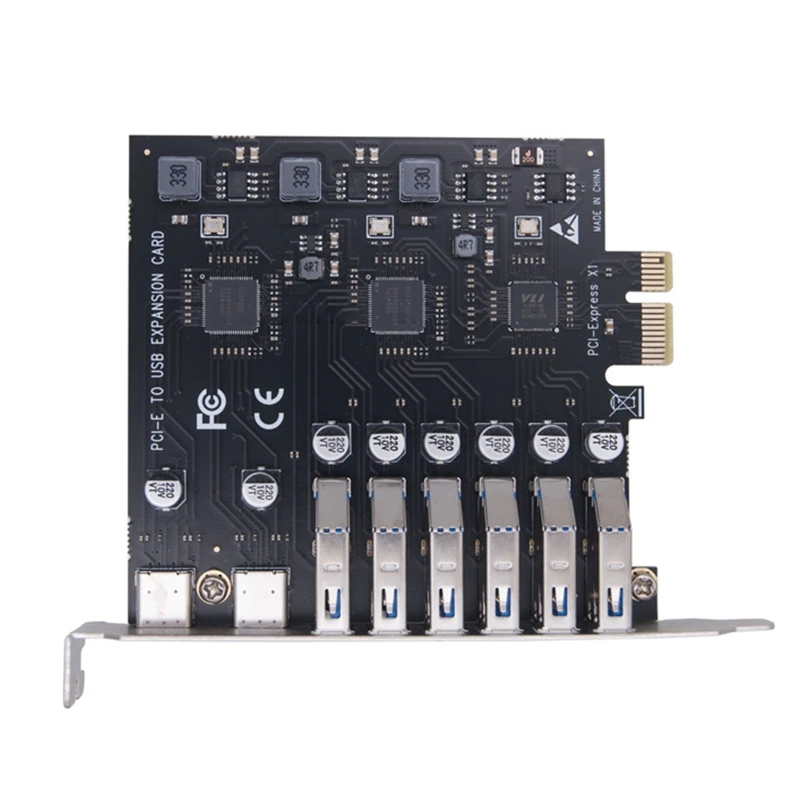 USB 3.2 PCI-E Type C Type A Riser PCI Express x4 x8 x16 19Pin Add on Card 20Gbps
USB 3.2 PCI-E Type C Type A Riser PCI Express x4 x8 x16 19Pin Add on Card 20Gbps