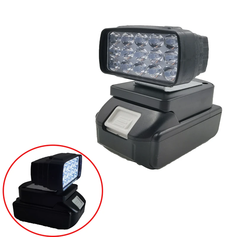 18V 8W LED Work Light For Makita For Dewalt For Milwaukee M&18 18V Li-ion Battery Cordless Tool Lamp Flashlight Emergency Light
18V 8W LED Work Light For Makita For Dewalt For Milwaukee M&18 18V Li-ion Battery Cordless Tool Lamp Flashlight Emergency Light