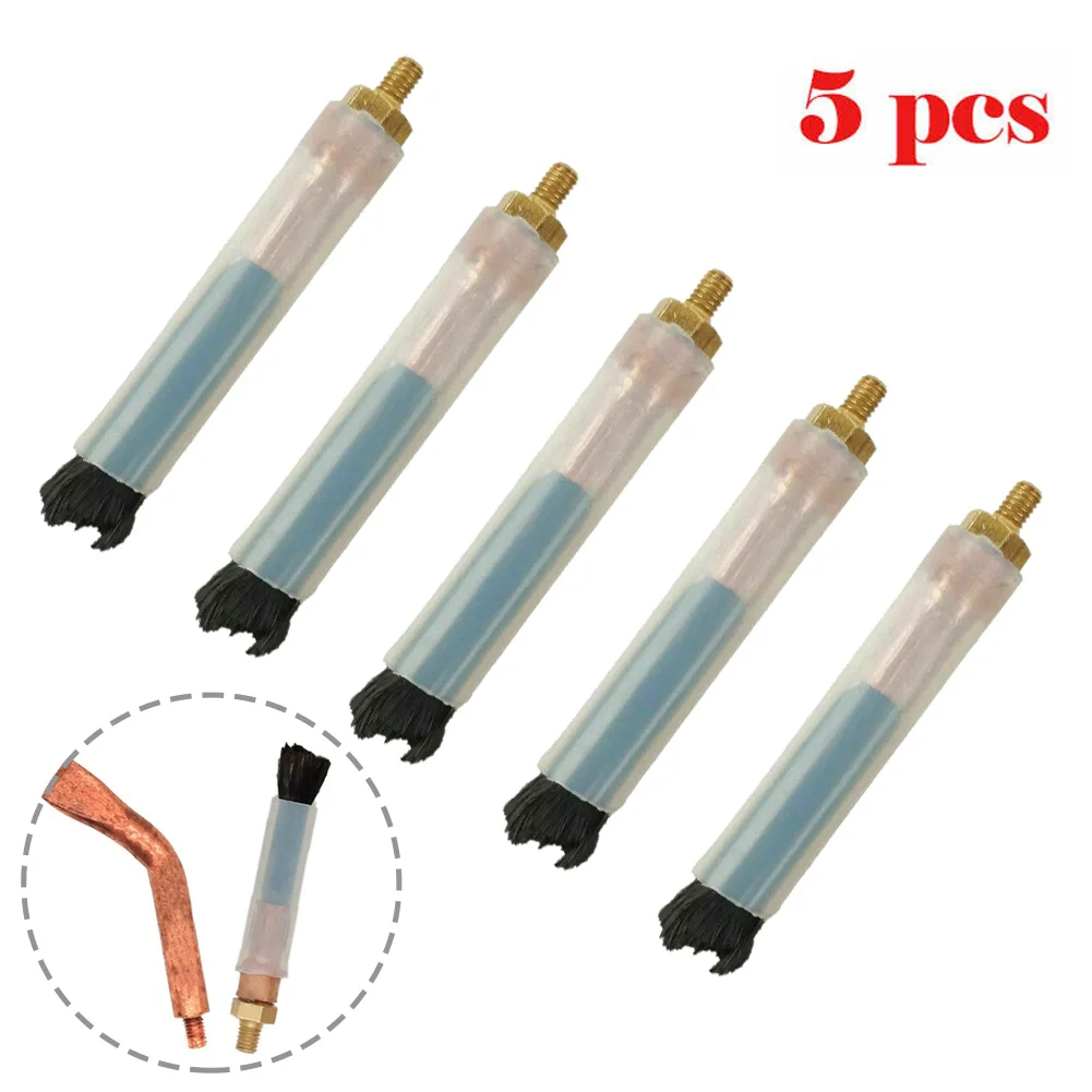 5 Pcs M6 Weld Brushes For Weld Seam Bead Joint Cleaning Polishing Machine Cleaner 80mm Carbon Fiber Conductive Material Copper
5 Pcs M6 Weld Brushes For Weld Seam Bead Joint Cleaning Polishing Machine Cleaner 80mm Carbon Fiber Conductive Material Copper