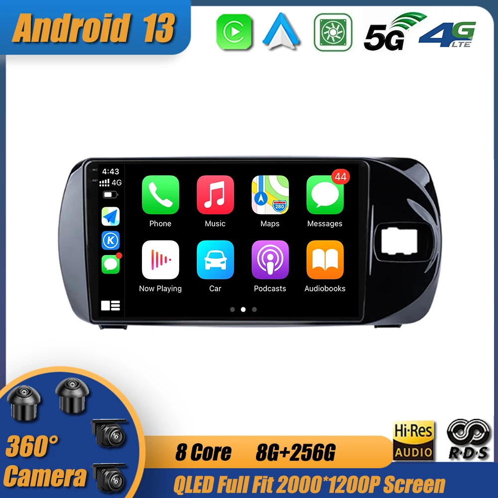 Автомагнитола на Android 13, мультимедийный стерео проигрыватель с навигацией, GPS, Carplay, Wi-Fi, для Toyota Vitz 3 XP130, 2014, 2015, 2016, 2017, 2018, 2019
Автомагнитола на Android 13, мультимедийный стерео проигрыватель с навигацией, GPS, Carplay, Wi-Fi, для Toyota Vitz 3 XP130, 2014, 2015, 2016, 2017, 2018, 2019