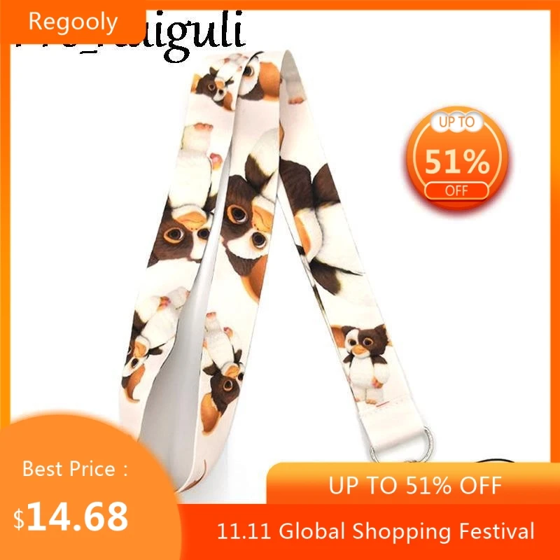 30pcs Gremlins Gizmo Neck Strap Lanyard keychain Mobile Phone Strap ID Badge Holder Rope Key Chain Keyrings cosplay Accessories
30pcs Gremlins Gizmo Neck Strap Lanyard keychain Mobile Phone Strap ID Badge Holder Rope Key Chain Keyrings cosplay Accessories