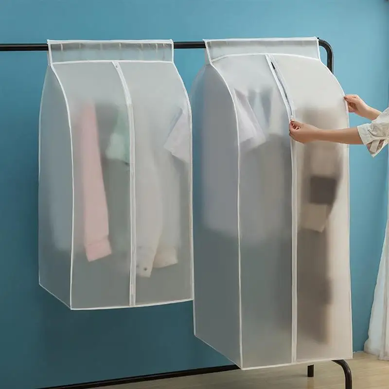 Transparent Clothing Cover Bag Hanging Dust Protector Cover Double Zipper PEVA Cloth Protector Wardrobe Organizer Storage Bags
Transparent Clothing Cover Bag Hanging Dust Protector Cover Double Zipper PEVA Cloth Protector Wardrobe Organizer Storage Bags