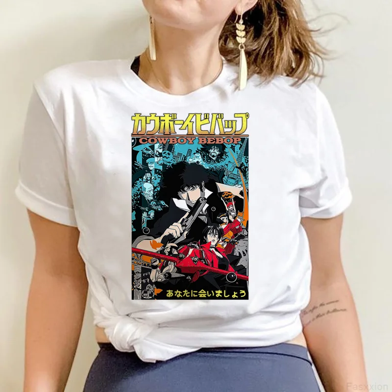 Одежда cowboy bebop, топы, футболки, женская уличная одежда, винтажная одежда 2022 с принтом манги
Одежда cowboy bebop, топы, футболки, женская уличная одежда, винтажная одежда 2022 с принтом манги