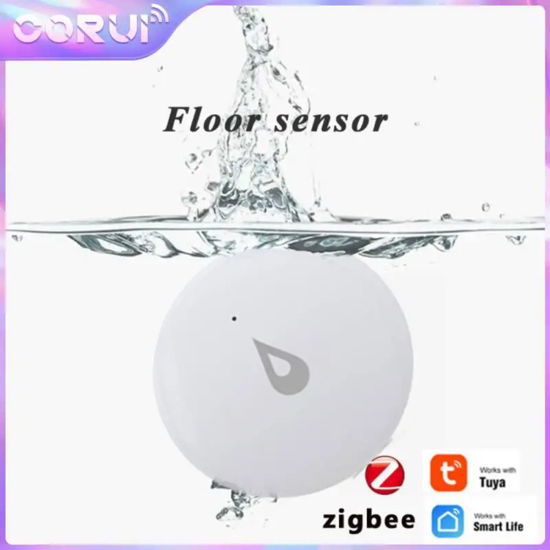 

Corui Tuya ZigBee Water Leakage Sensor Wireless Flood Detector Smart Home Remote Monitor Alarm Work With Alexa Google Home