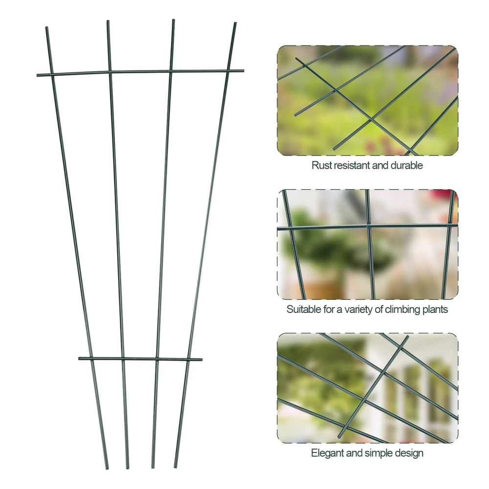 Potted Trellis For Climbing Plants Rustproof Iron Indoor Outdoor Durable Vine Support Plant Stand Holder Ladder Black Brackets
Potted Trellis For Climbing Plants Rustproof Iron Indoor Outdoor Durable Vine Support Plant Stand Holder Ladder Black Brackets