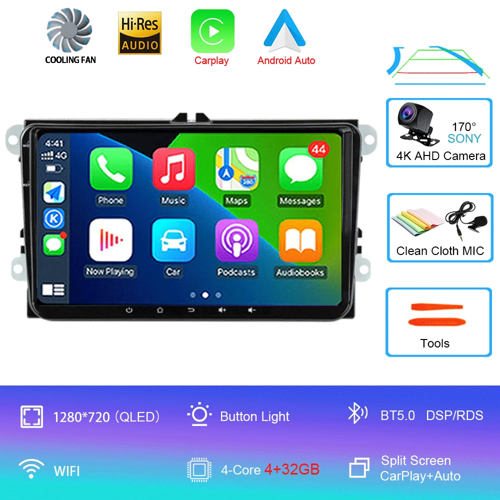 9-дюймовый автомобильный радиоприемник Android 15 для VW/Volkswagen/Golf/Polo/Tiguan/Passat/B7/B6/Seat/Leon/Skoda/Octavia, GPS-навигатор, мультимедийный плеер
9-дюймовый автомобильный радиоприемник Android 15 для VW/Volkswagen/Golf/Polo/Tiguan/Passat/B7/B6/Seat/Leon/Skoda/Octavia, GPS-навигатор, мультимедийный плеер