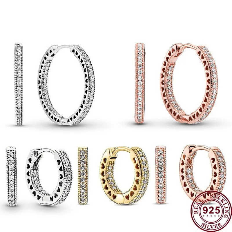 New Hot 925 Silver Exquisite Hollow Love Zircon Female Earrings Women's Wedding Gifts High Quality Fashion Charm Jewelry
New Hot 925 Silver Exquisite Hollow Love Zircon Female Earrings Women's Wedding Gifts High Quality Fashion Charm Jewelry