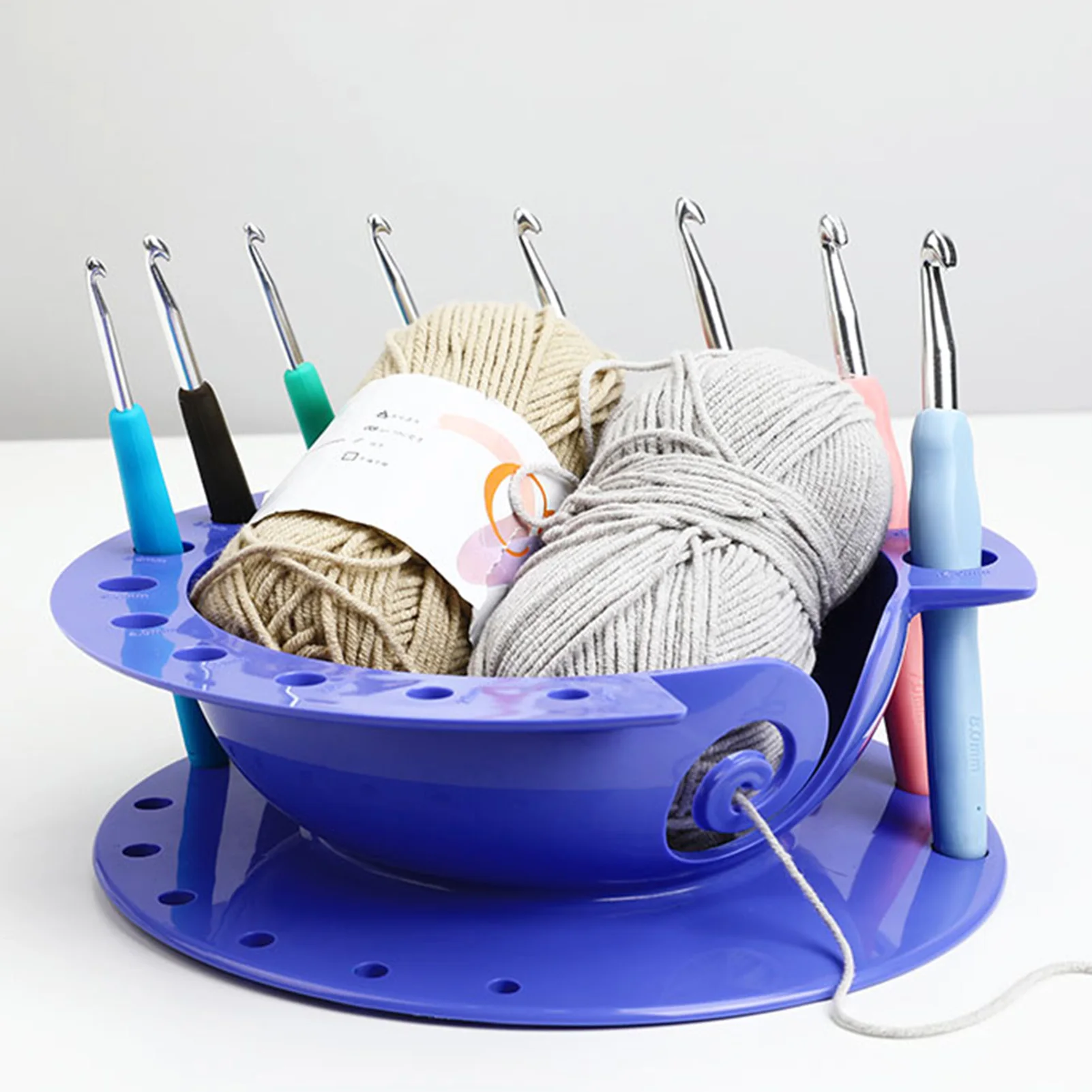 Чаша для хранения пряжи ручной работы из АБС-пластика держатель для пряжи для вязания крючком и вязания своими руками
Чаша для хранения пряжи ручной работы из АБС-пластика держатель для пряжи для вязания крючком и вязания своими руками