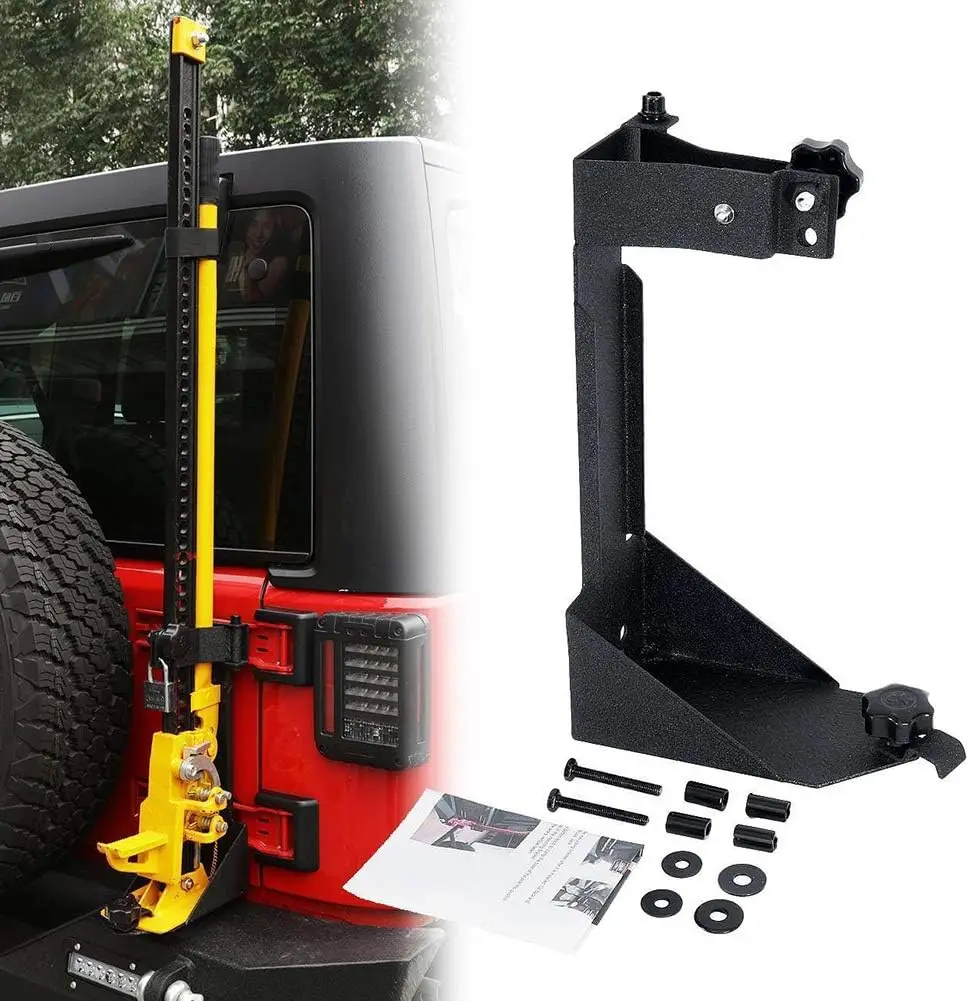 Jack Mount Rear Hi Jack Mount Mounting Brackets for 2007-2017 Jeep Wrangler JK Offroad
Jack Mount Rear Hi Jack Mount Mounting Brackets for 2007-2017 Jeep Wrangler JK Offroad