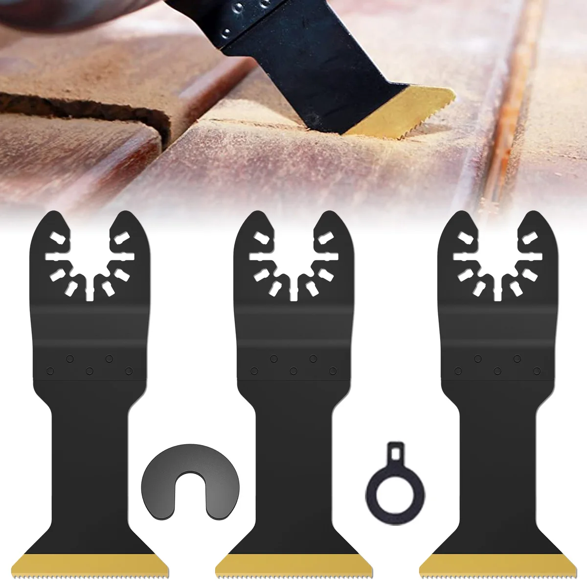 5 Pcs/Set Saw Blades High Precision Fast Cutting Titanium Oscillating Multitool Blades Quick Release Oscillating Blade
5 Pcs/Set Saw Blades High Precision Fast Cutting Titanium Oscillating Multitool Blades Quick Release Oscillating Blade