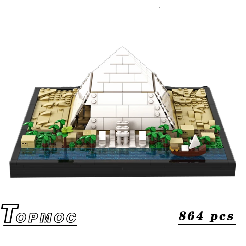 Creative Classic Architecture Bent Pyramid MOC Models DIY Collection Building Blocks Assembly Decoration Toys Birthday Gifts
Creative Classic Architecture Bent Pyramid MOC Models DIY Collection Building Blocks Assembly Decoration Toys Birthday Gifts