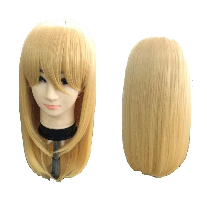 Anime Howl's Moving Castle Cosplay Wigs Howl Wig Gold Yellow Heat Resistant Synthetic Hair Cosplay Wig + Wig Cap
Anime Howl's Moving Castle Cosplay Wigs Howl Wig Gold Yellow Heat Resistant Synthetic Hair Cosplay Wig + Wig Cap