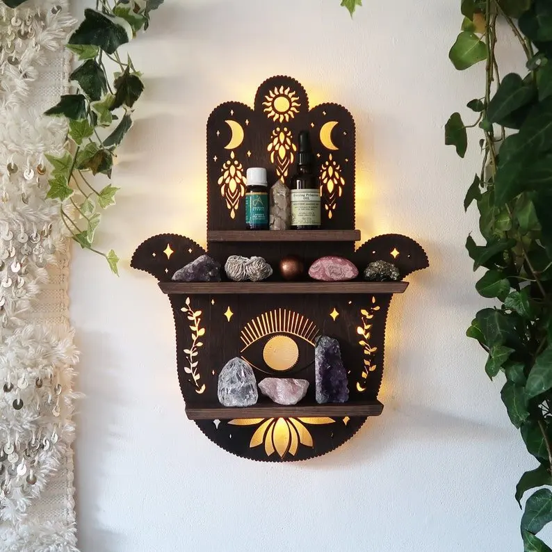Butterfly Wood Shelf Crystal Essential Oil Storage Rack Wall-mounted Display Decoration Rack Wall-mounted Bedroom Wall Shelf
Butterfly Wood Shelf Crystal Essential Oil Storage Rack Wall-mounted Display Decoration Rack Wall-mounted Bedroom Wall Shelf
