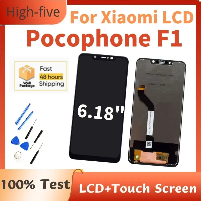 6.18" Original Poco F1 LCD Display For Xiaomi Pocophone F1 Lcd Display Touch Screen Digitizer Assembly Pocophone F1 With Frame
6.18" Original Poco F1 LCD Display For Xiaomi Pocophone F1 Lcd Display Touch Screen Digitizer Assembly Pocophone F1 With Frame