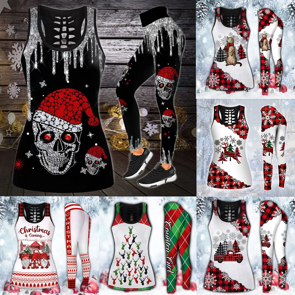 Женская рождественская елка, кошка, олень, клетчатая безрукавка с принтом, женские топы, Леггинсы для йоги, спортивный костюм
Женская рождественская елка, кошка, олень, клетчатая безрукавка с принтом, женские топы, Леггинсы для йоги, спортивный костюм