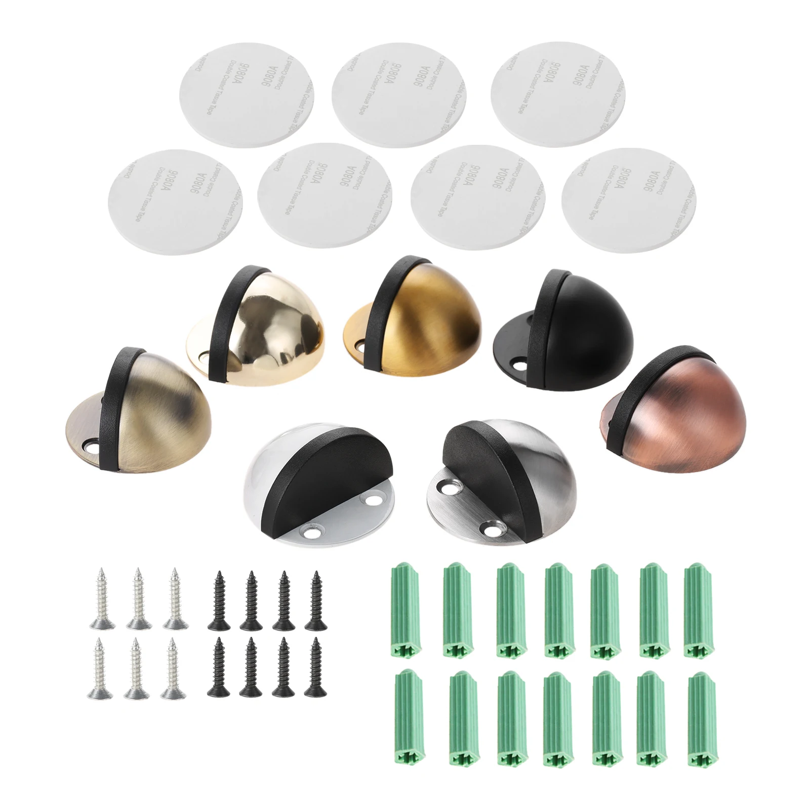 Stainless Steel Door Stopper Punch-free Sticker Hidden Stainless Steel Rubber Door Stopper Door Holders Catch Floor Mounted
Stainless Steel Door Stopper Punch-free Sticker Hidden Stainless Steel Rubber Door Stopper Door Holders Catch Floor Mounted