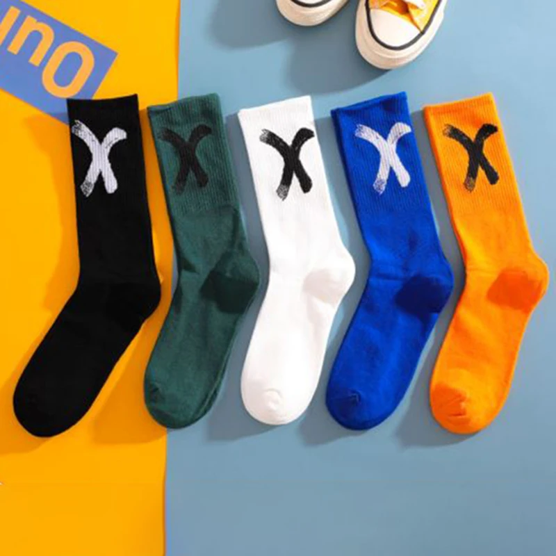 Autumn Winter Unisex Stockings Harajuku Men's Cotton Long Tube Socks for Sports Basketball X Women Socks For Couples
Autumn Winter Unisex Stockings Harajuku Men's Cotton Long Tube Socks for Sports Basketball X Women Socks For Couples
