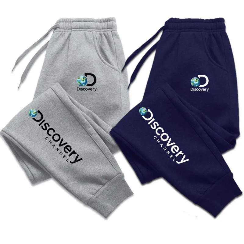 Брюки мужские с принтом каналов Discovery, штаны из высококачественного полиэстера для фитнеса, отдыха, спорта, бега, весна-осень
Брюки мужские с принтом каналов Discovery, штаны из высококачественного полиэстера для фитнеса, отдыха, спорта, бега, весна-осень