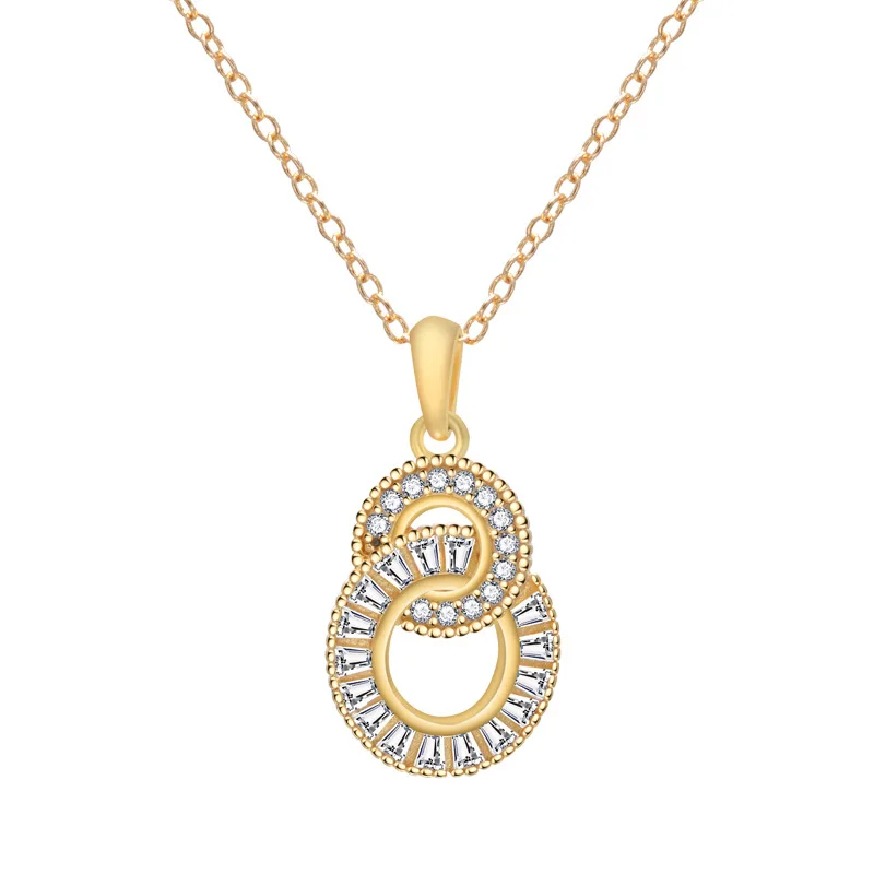 Hot selling s925 Sterling Silver Shiny Crystal Square Panel Double Ring Collar Necklace Light Luxury and Flexible Women's Gold
Hot selling s925 Sterling Silver Shiny Crystal Square Panel Double Ring Collar Necklace Light Luxury and Flexible Women's Gold