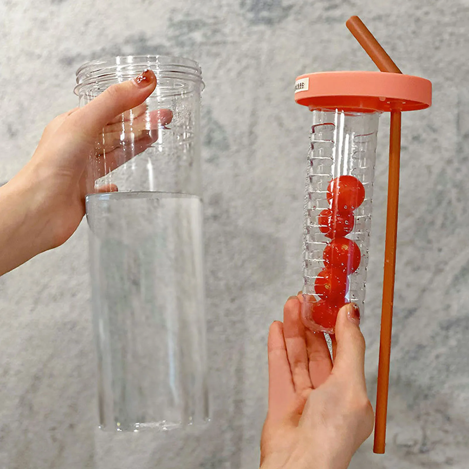 700ML Clear Straw Cup Reusable Sippy Cup Leakproof Water Straw Cup Built-in Filter Safe To Use Large Capacity Water Bottle For
700ML Clear Straw Cup Reusable Sippy Cup Leakproof Water Straw Cup Built-in Filter Safe To Use Large Capacity Water Bottle For