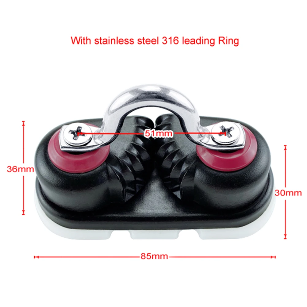 Cam Cleat Ball Bearing 95 G Abrasion Resistant Anode Alumina Automatic Rope Clamp 15mm Dia 90*40*50mm Universal
Cam Cleat Ball Bearing 95 G Abrasion Resistant Anode Alumina Automatic Rope Clamp 15mm Dia 90*40*50mm Universal