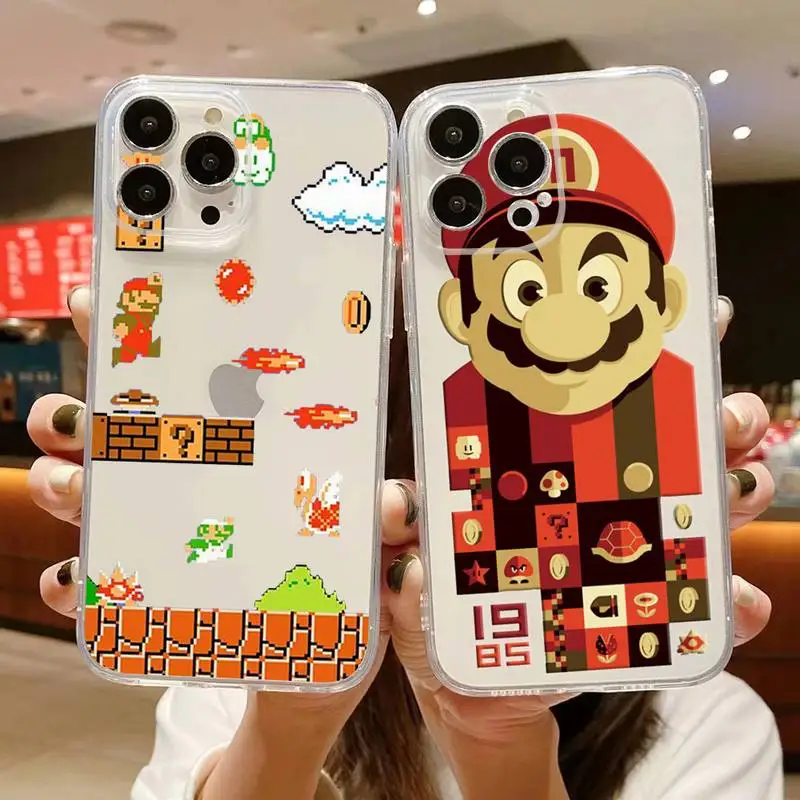 Games Super Mario Bros (1) Phone Case For iphone 14 Plus 13 12 11 Pro Max Mini X XS XR Soft Transparent Cover
Games Super Mario Bros (1) Phone Case For iphone 14 Plus 13 12 11 Pro Max Mini X XS XR Soft Transparent Cover