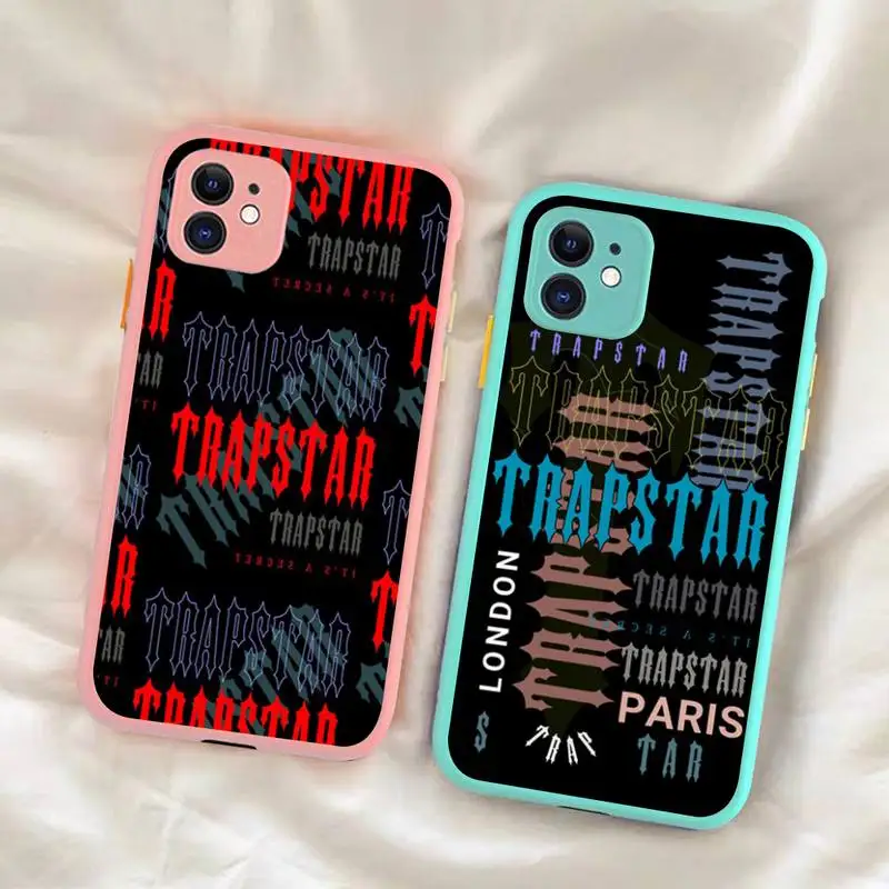 Fashion luxury T-Trapstar Logo Phone Case for iPhone 14 11 12 13 Mini Pro Max 8 7 Plus X XR XS MAX Translucent Matte Cover
Fashion luxury T-Trapstar Logo Phone Case for iPhone 14 11 12 13 Mini Pro Max 8 7 Plus X XR XS MAX Translucent Matte Cover