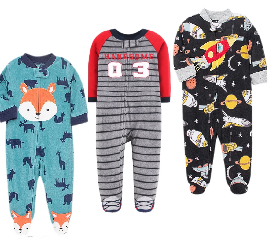 3PCS/Lot Footed Baby Rompers Baby Boy Pyjamas 2022 Fall Winter Warm Polar Fleece Baby Pajamas Infant jumpsuits Sleepwear 0/3-12M
3PCS/Lot Footed Baby Rompers Baby Boy Pyjamas 2022 Fall Winter Warm Polar Fleece Baby Pajamas Infant jumpsuits Sleepwear 0/3-12M