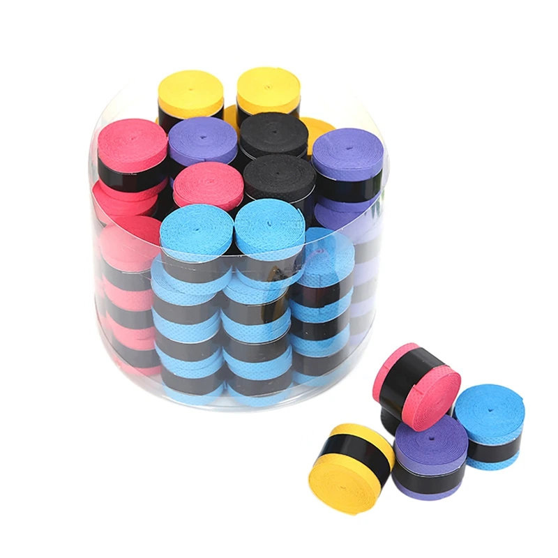 60Pcs Tennis Racket Grip Tape Ultra Cushion Tennis Racket Overgrip Grip Sweatbands Badminton Squash Baseball Bike Tape
60Pcs Tennis Racket Grip Tape Ultra Cushion Tennis Racket Overgrip Grip Sweatbands Badminton Squash Baseball Bike Tape