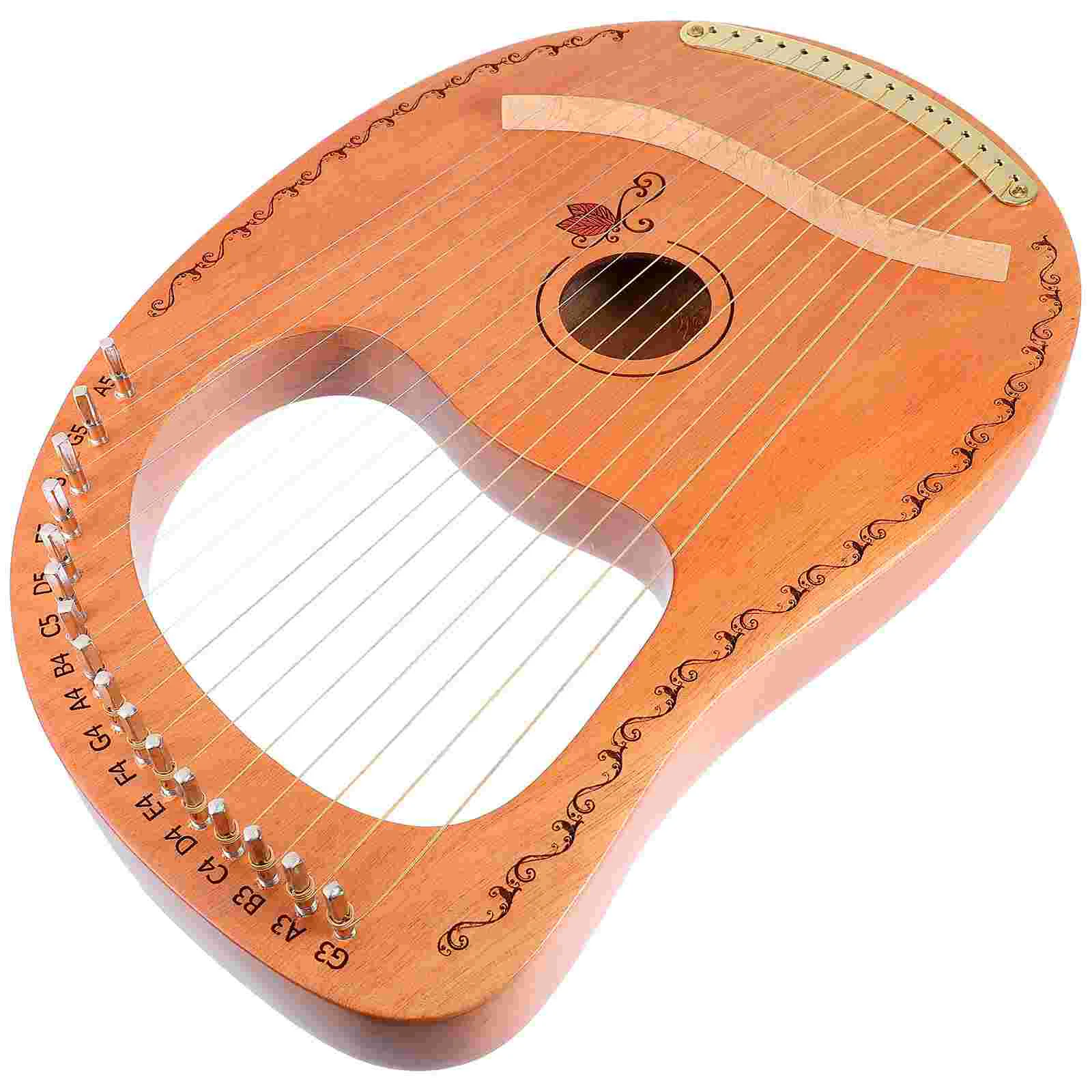1 Set of Wooden Harp Portable Wood 16-string Harp Portable Harp String Instrument
1 Set of Wooden Harp Portable Wood 16-string Harp Portable Harp String Instrument