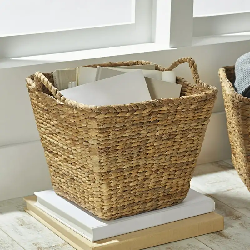 Tapered Water Hyacinth Basket, Set of 2
Tapered Water Hyacinth Basket, Set of 2